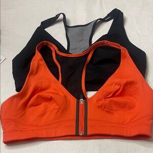 VSX Vibrant Orange and Black Sports Bras